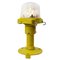 Airport Runway Sconce Floor Light in Yellow Metal and Glass 6