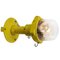 Airport Runway Sconce Floor Light in Yellow Metal and Glass 5