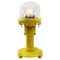 Airport Runway Sconce Floor Light in Yellow Metal and Glass 4