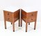 Art Deco Amsterdamse School Bedside Tables in Oak, 1920s, Set of 2 5