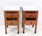 Art Deco Amsterdamse School Bedside Tables in Oak, 1920s, Set of 2, Image 2