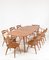 Large 444 Extending Table and Windsor 493 Dining Chairs by Lucian Ercolani for Ercol, 1960s, Set of 9 3