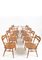 Large 444 Extending Table and Windsor 493 Dining Chairs by Lucian Ercolani for Ercol, 1960s, Set of 9, Image 7