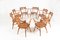 Large 444 Extending Table and Windsor 493 Dining Chairs by Lucian Ercolani for Ercol, 1960s, Set of 9 5