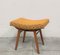 Mid-Century Czechoslovakian Footrest in Dark Yellow, 1970s 2