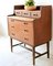 Mid-Century Curvy Dressing Table in Teak with Pull Out Mirror 4