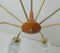 Mid-Century German Eight-Armed Sputnik Spider Ceiling Lamp from Hustadt Leuchten, 1950s, Image 9