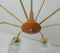 Plafonnier Mid-Century Sputnik avec Huits Bras Spider de Hustadt Leuchten, Allemagne, 1950s 9