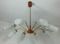 Mid-Century German Eight-Armed Sputnik Spider Ceiling Lamp from Hustadt Leuchten, 1950s, Image 1