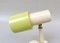 Lampade da tavolo piccole in ottone beige e verde, anni '60, set di 2, Immagine 19