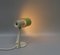 Lampade da tavolo piccole in ottone beige e verde, anni '60, set di 2, Immagine 8