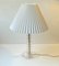 Art Deco Style Table Lamp in Twisted Acrylic Glass and Brass, 1950s, Image 3