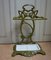 Antique French Art Nouveau Umbrella Stick Stand in Green Enamel, 1890s 1