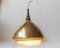 Mid-Century Modern Scandinavian Solid Brass & Rosewood Pendant Lamp, 1950s 7