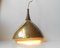Mid-Century Modern Scandinavian Solid Brass & Rosewood Pendant Lamp, 1950s, Image 7