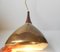 Mid-Century Modern Scandinavian Solid Brass & Rosewood Pendant Lamp, 1950s 9