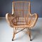Vintage Lounge Chair in Rattan, 1960s, Image 1