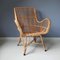 Vintage Lounge Chair in Rattan, 1960s 3