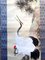 Pintura japonesa de tinta pigmentada Kakemono sobre seda, siglo XIX-XX, Imagen 4
