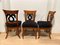 Empire Chairs in Cherry Veneer & Swan Back Decor, South Germany, 1815, Set of 3 12