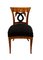 Empire Chairs in Cherry Veneer & Swan Back Decor, South Germany, 1815, Set of 3 2