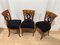 Empire Chairs in Cherry Veneer & Swan Back Decor, South Germany, 1815, Set of 3 11