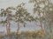 Artista impressionista, Serata in riva al lago, anni '20, acquerello, Immagine 7