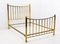 Art Deco French Brass Bed Frame, 1930s 7