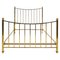 Art Deco French Brass Bed Frame, 1930s 1