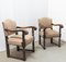 Mid-Century Spanish Chestnut Armchairs, 1940s, Set of 2, Image 4