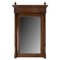 Late 19th Century French Oak Frame Beveled Mirror with Colonnettes 1