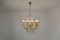 Italian Chandelier in Crystal by Oscar Tolasco for Lumi Milano, 1950s, Image 13