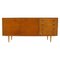 Sideboard mit Glas, Tschechoslowakei, 1960er 1