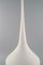 Matt White Colossal Drop-Shaped Murano Vase 5