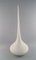 Matt White Colossal Drop-Shaped Murano Vase 3