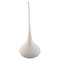 Matt White Colossal Drop-Shaped Murano Vase 1