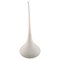 Matt White Colossal Drop-Shaped Murano Vase, Image 1