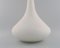 Matt White Colossal Drop-Shaped Murano Vase 7