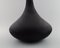 Colossal Matt Black Drop-Shaped Murano Vase, Image 7