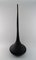 Colossal Matt Black Drop-Shaped Murano Vase, Image 3