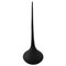 Colossal Matt Black Drop-Shaped Murano Vase 1