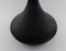 Colossal Matt Black Drop-Shaped Murano Vase, Image 6