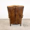 Vintage Wingback Chair in Sheep Leather 3