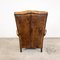 Vintage Wingback Chair in Sheep Leather, Image 3