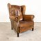 Vintage Wingback Chair in Sheep Leather, Image 5