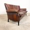 Vintage Sheep Leather Sofa attributed to Lounge Atelier Almere 2