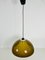 Brown and White Acrylic Glass Pendant Lamp in the style of Temde, 1970s, Image 3