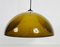 Brown and White Acrylic Glass Pendant Lamp in the style of Temde, 1970s, Image 4