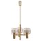 Brass & Glass Pendant Light in the style of Jakobsson, 1970s 1
