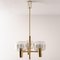 Brass & Glass Pendant Light in the style of Jakobsson, 1970s 2